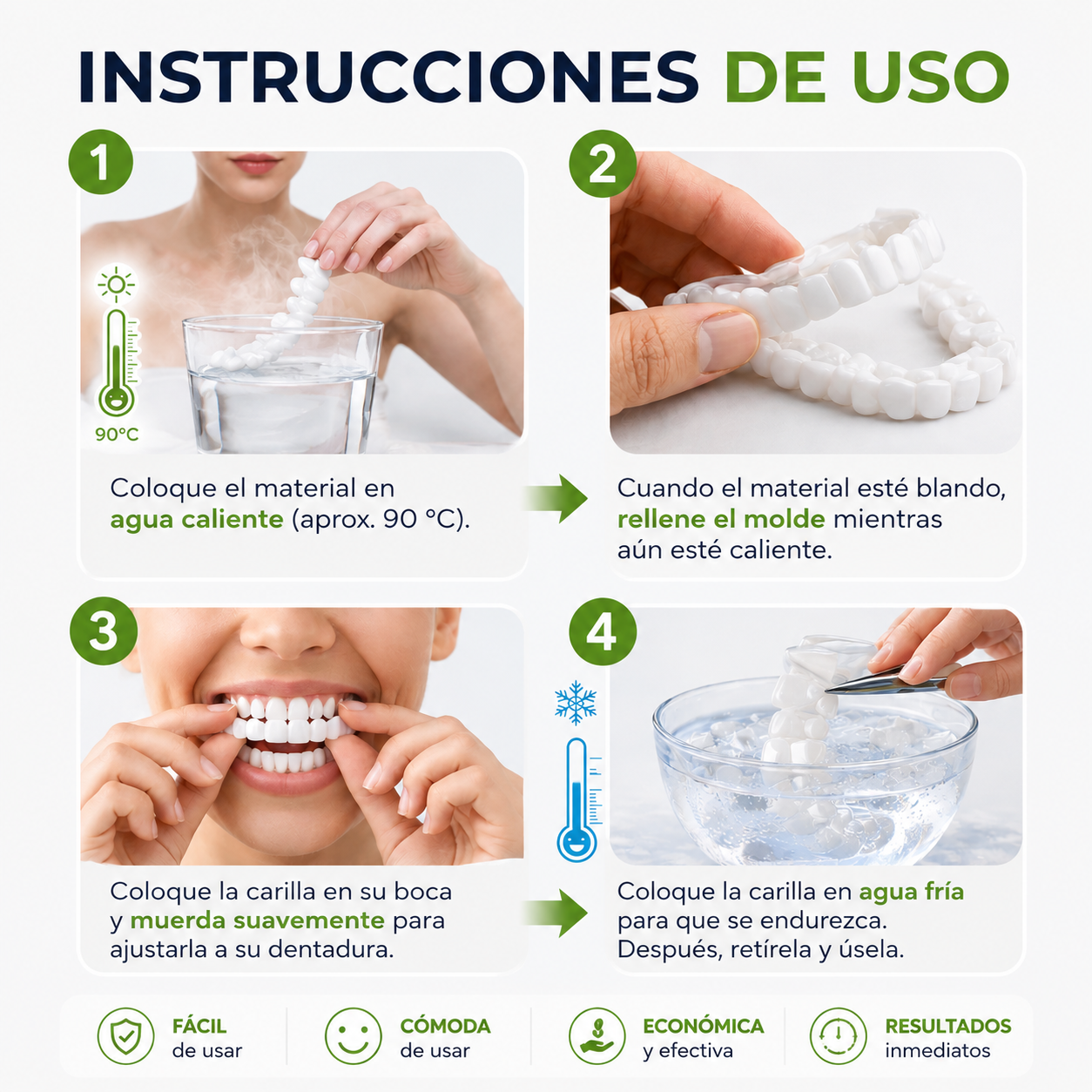 SNAP SMILE™ CARILLAS DENTALES REMOVIBLES