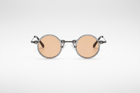 Transparente con lentes naranjas