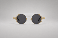 Dorado con lentes gris oscuro