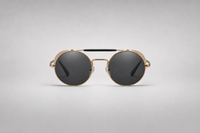 Dorado con lentes gris oscuro