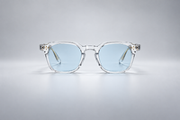 Negro con lentes gris humo