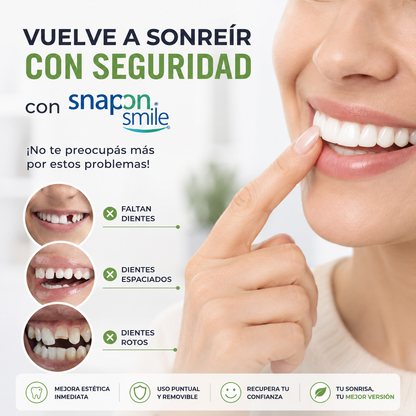 SNAP SMILE™ CARILLAS DENTALES REMOVIBLES