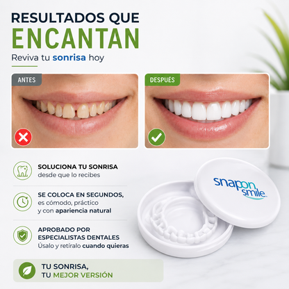 SNAP SMILE™ CARILLAS DENTALES REMOVIBLES