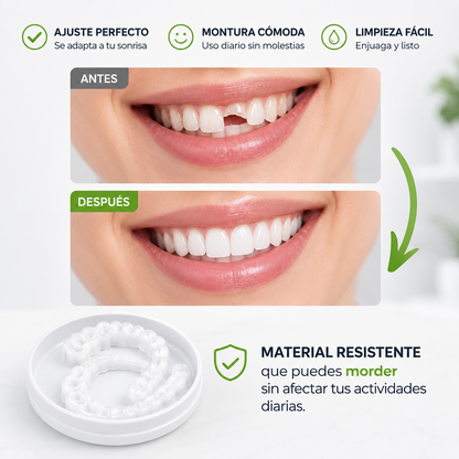SNAP SMILE™ CARILLAS DENTALES REMOVIBLES