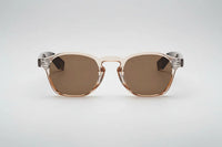 Transparente/carey con lentes marrones