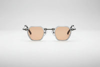 Transparente con lentes naranjas