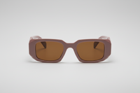 Marrón con lentes marrones